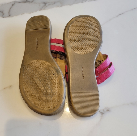 $25 Rockport Walkability Leather Thong Sandal - Picture 8 of 9